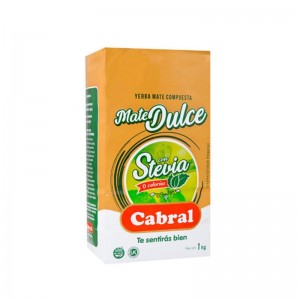 Yerba Mate Cabral Dulce C/Stevia 1kg